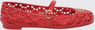 Valentino Garavani Ballerine Mary Jane Ondette in gomma traforata con VLogo