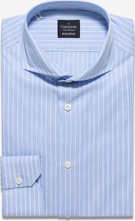 Giampaolo Lang&auml;rmeliges Hemd aus Baumwolle