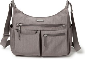 Baggallini Womens Anywhere Large Hobo Handbag with RFID Wristlet
