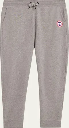 Canada Goose Mens Huron Logo-Patch Sweatpants
