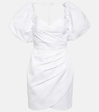 Rebecca Vallance Puff-sleeve minidress