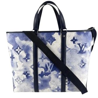 Louis Vuitton Pre-owned Vintage Monogram Tote Bag - Heren - Pre-owned - Blauw - Maat: ONE Size