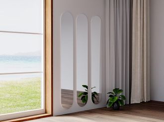 Vente-Unique Specchio da parete ovali L. 30 x H. 175 cm - Lotto di 3 - KANXI