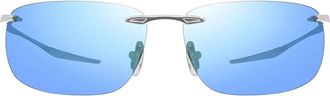 Revo Blue Descend Z Stainless Steel Sunglasses