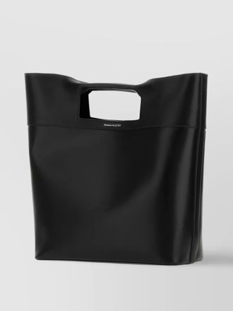 Alexander McQueen leather the square bow tote bag
