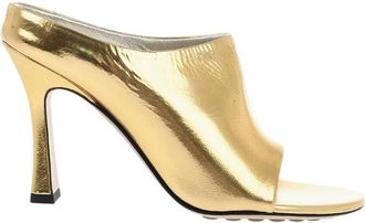 Bottega Veneta Golden Slip On Mules