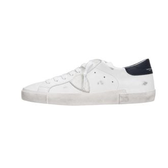 Philippe Model Prsx Lage Sneakers - Heren - Schoenen - Wit - Maat: 44 EU Katoen