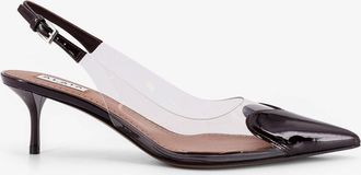 Alaia D&eacute;collet&eacute; Slingback Le Coeur in PVC e pelle - ALAIA - gender_Woman