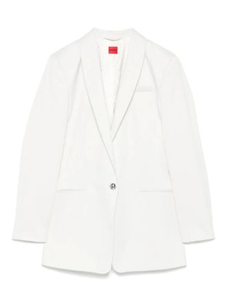 HUGO BOSS Blazer met lurex detail - Wit