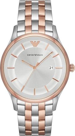 Emporio Armani Lambda Analoog Horloge - Heren - Horloges - Grijs - ONE Size - Accessoires