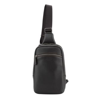 Pourchet Tassen, Heren, Bruin, ONE Size, Leer, Holster Crossbody Bag