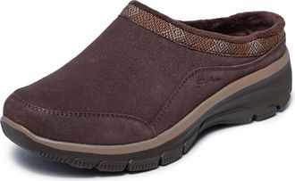 Skechers Womens Easy Going-Seasonal Grace Mule, Chocolate, 3.5 UK
