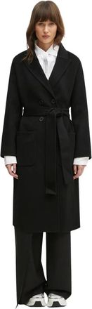 Anine Bing Jassen, Dames, Zwart, S, Wol, Dylan Coat