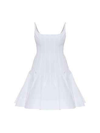 Jacquemus Agave uitlopende mini-jurk