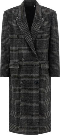 Isabel Marant Dames, Mantels, Grijs, Maat: S Katoen