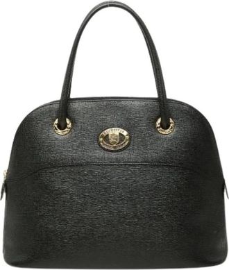 Burberry Pre-owned Vintage Handbag - Dames - Vintage Handtas - Zwart - ONE Size - Leer - Vintage