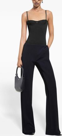 Courr&egrave;ges Womens Illusion Trousers - Black - Size EU 38 (Womens)