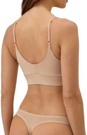 Pact Organic Cotton Everyday Mid Rise Thong 6-Pack in Warm Neutrals at Nordstrom, Size Medium