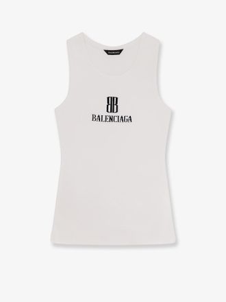 Balenciaga Top in misto viscosa a costine - BALENCIAGA - gender_Woman
