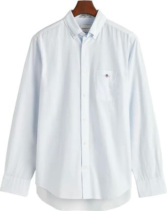 GANT Overhemd met borstzak - Blauw