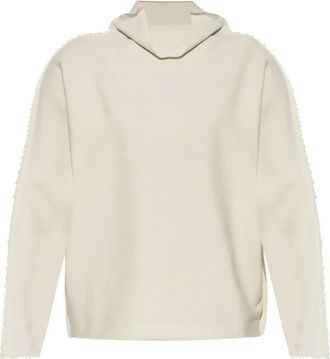 Issey Miyake Maglione a collo alto - Toni neutri