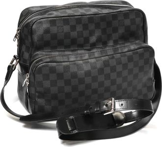 Louis Vuitton Black Damier Graphite Shoulder Bag (Pre-Owned)