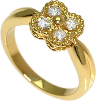 Van Cleef & Arpels Yellow Gold (18K) Band Ring (Pre-Owned)