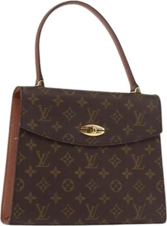 Louis Vuitton Pre-owned Canvas Handtas - Dames - Vintage Handtas - Bruin - ONE Size - Vintage