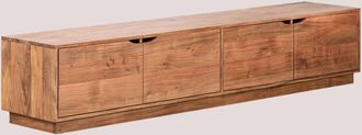 Sklum Mueble De Tv 200x40 Cm En Madera De Acacia Tasmani Sklum