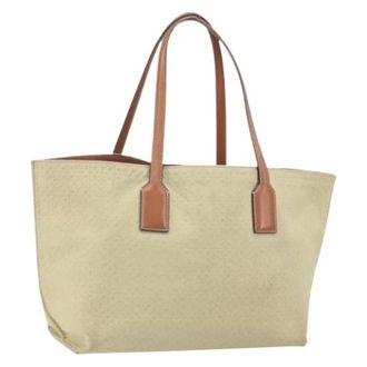 Loewe Pre-owned Canvas Tote Bag - Dames - Vintage Shopper - Beige - ONE Size - Vintage