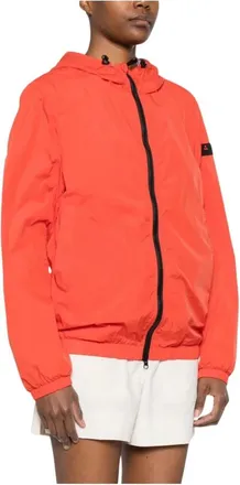 Peuterey Light Jackets, female, Red, Size: XS Nigle Jacket