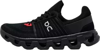 On Running Mens On Cloudswift 4 Black Red Silver