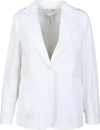 Fabiana Filippi Single-Breasted Jacket - White