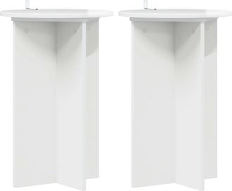 vidaXL Soporte De Plantas 2 Uds. Brillante &Oslash;40 X 60 Cm Vidaxl