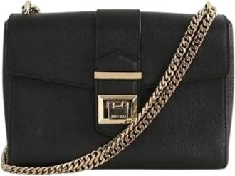 Jimmy Choo London Pre-owned Cross Body Bags, female, Black, Size: ONE SIZE Pre-owned Marianne Shoulder Bag