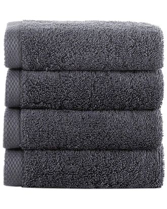 Brooks Brothers Solid Signature 4Pc Wash Towels
