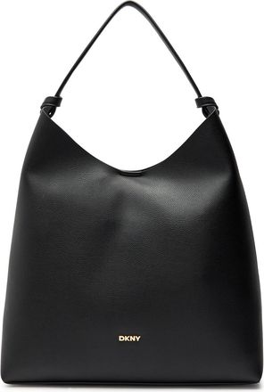 DKNY Paula Grained Leather Hobo bag - Black - One Size