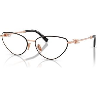 Tiffany & Co. 56mm Cat Eye optical glasses in Black at Nordstrom