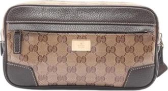 Gucci Pre-owned Belt Bag - unisex - Vintage Heuptassen - Bruin - ONE Size - Leer - Vintage