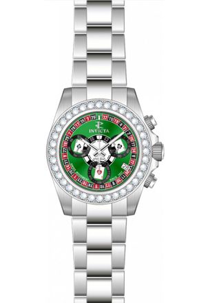 Invicta IN-51107 Mens Elite Diamond Watch - Silver - One Size