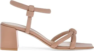 Gianvito Rossi Juno 55 Sandals in Pink Nappa at Nordstrom, Size 34