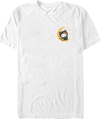 Hello Kitty Mens Hello Kitty Black Cat Costume Party Graphic T-Shirt in White at Nordstrom, Size Xxx-Large