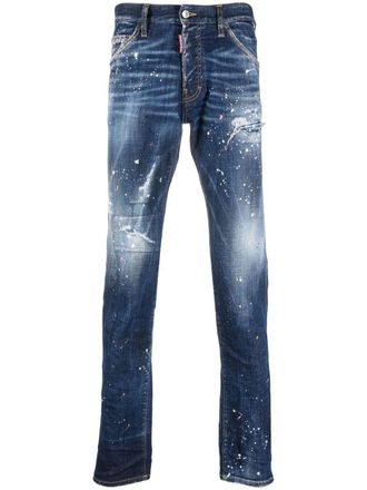 Dsquared2 Jeans Twimphony con stampa - Blu