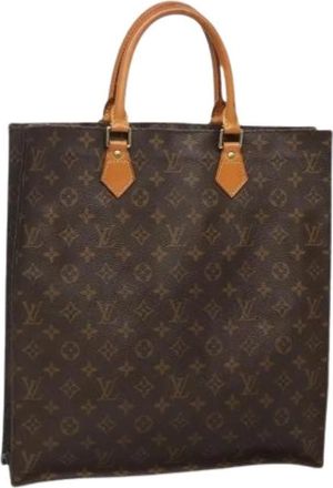 Louis Vuitton Tweedehands Canvas Louis Vuitton tassen - Dames - Vintage Shopper - Bruin - ONE Size - Leer - Vintage