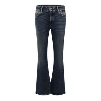 Replay Dames Replay New Luz Bootcut Jeans in Blauw