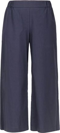 ottod'Ame Wide Trousers, female, Blue, Size: 2XS Wide Leg Canvas Pants