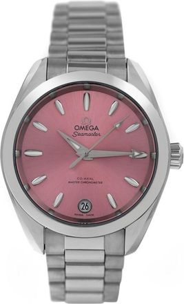 Omega Pre-owned Omega Seamaster Aqua Terra Shell Pink Dial Ladies Watch 220.10.34.20.10.003