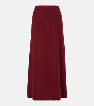 Max Mara Dorina cashmere-blend maxi skirt