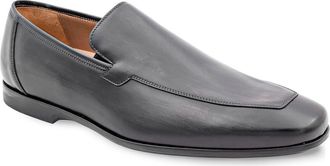 Mezlan Apron Toe Leather Loafer in Black at Nordstrom Rack, Size 10.5