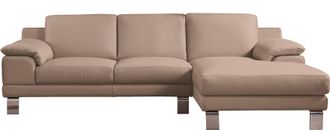 Egoitaliano Ecksofa »Shakira, Design und super Sitzkomfort auf hohem Niveau, tolle Details« mit Recamiere, L-Form, edle Füsse